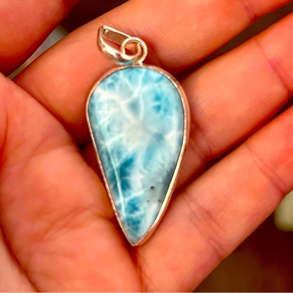 Jewelry - Larimar Pendant (can add chain - see description)